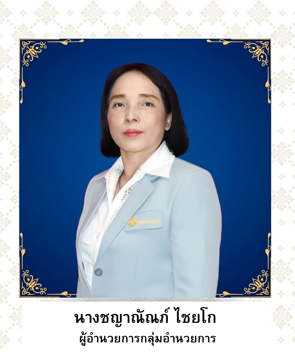 นางชญาณัณภ์ ไชยโก